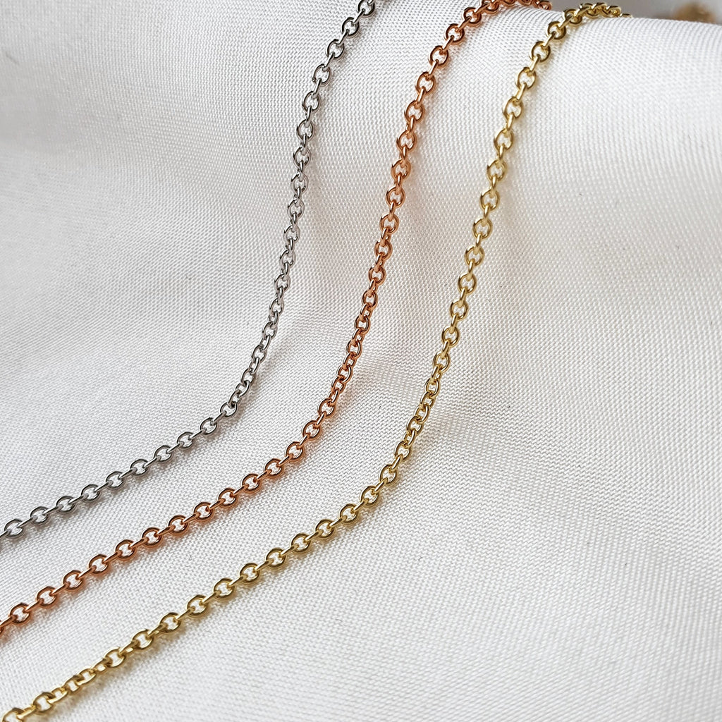 (Bespoke) order for Jaime Sherwin - Timeless Trace Chain- Solid Rose Gold