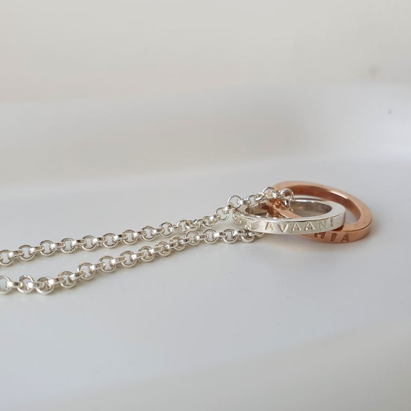 Electra Necklace- Mixed Metal