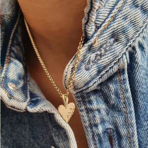 Perfectly Imperfect Heart Necklace