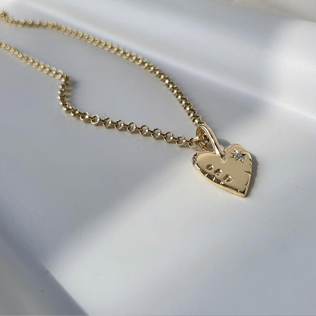 Starlight Perfectly Imperfect Heart Necklace