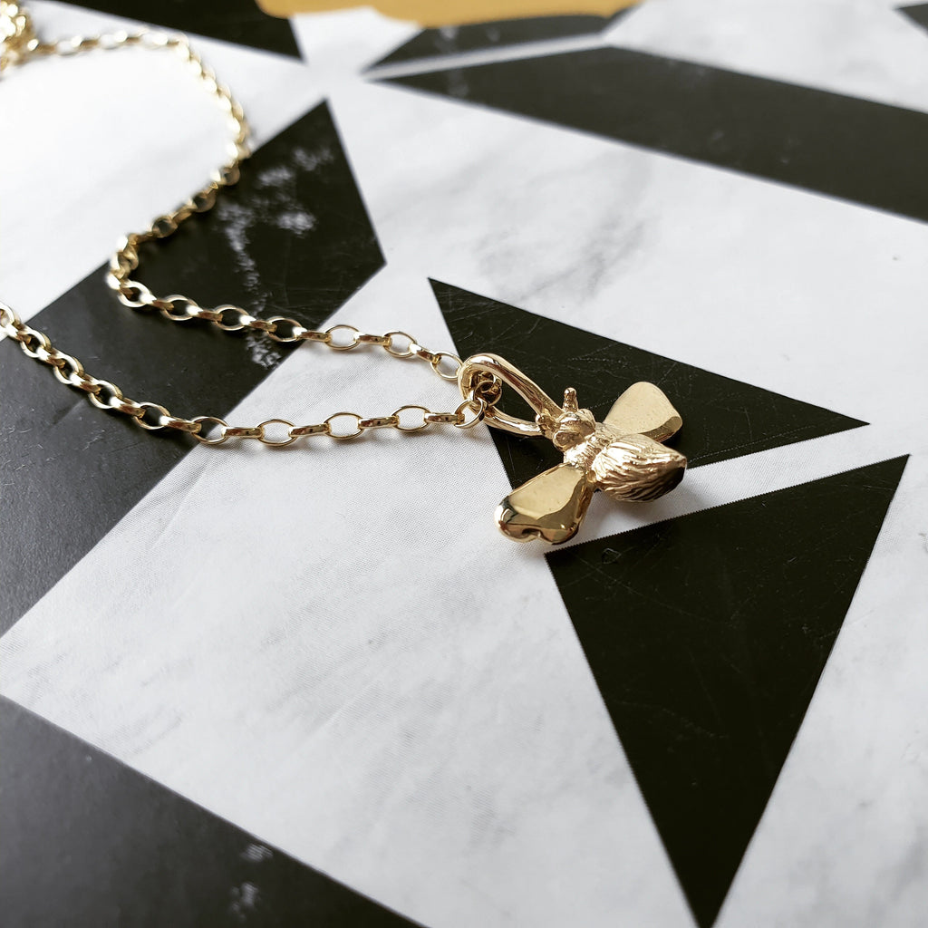 Bee Necklace- Gold