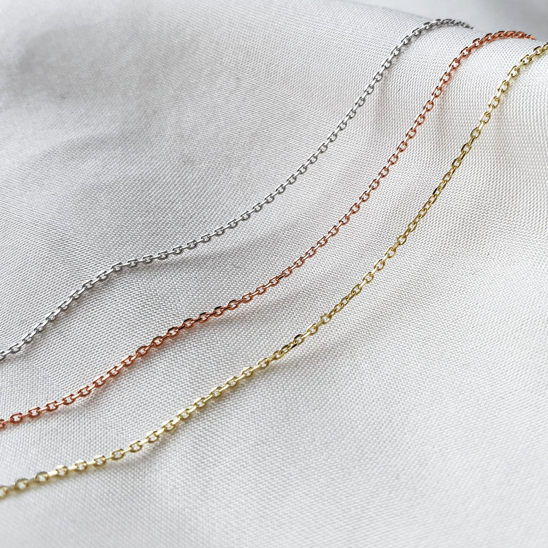 (Bespoke) 'Barely -There' Chain- Solid Gold