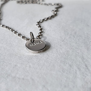 MAMA Necklace (small disc)