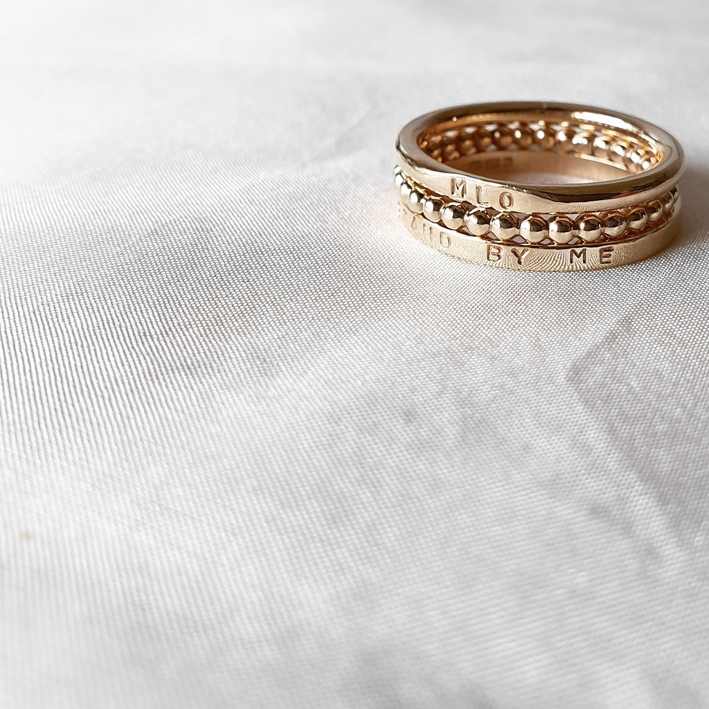 Castor Personalised Ring Stack